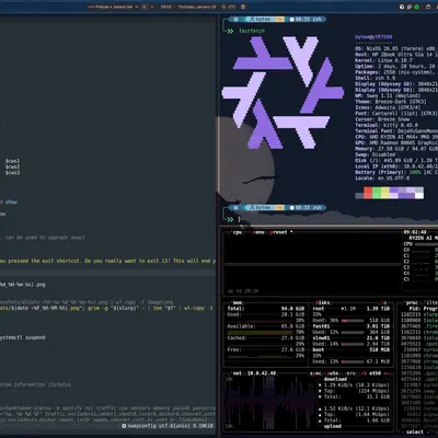 DankMaterialShell und Co - Die Evolution des Linux Desktops