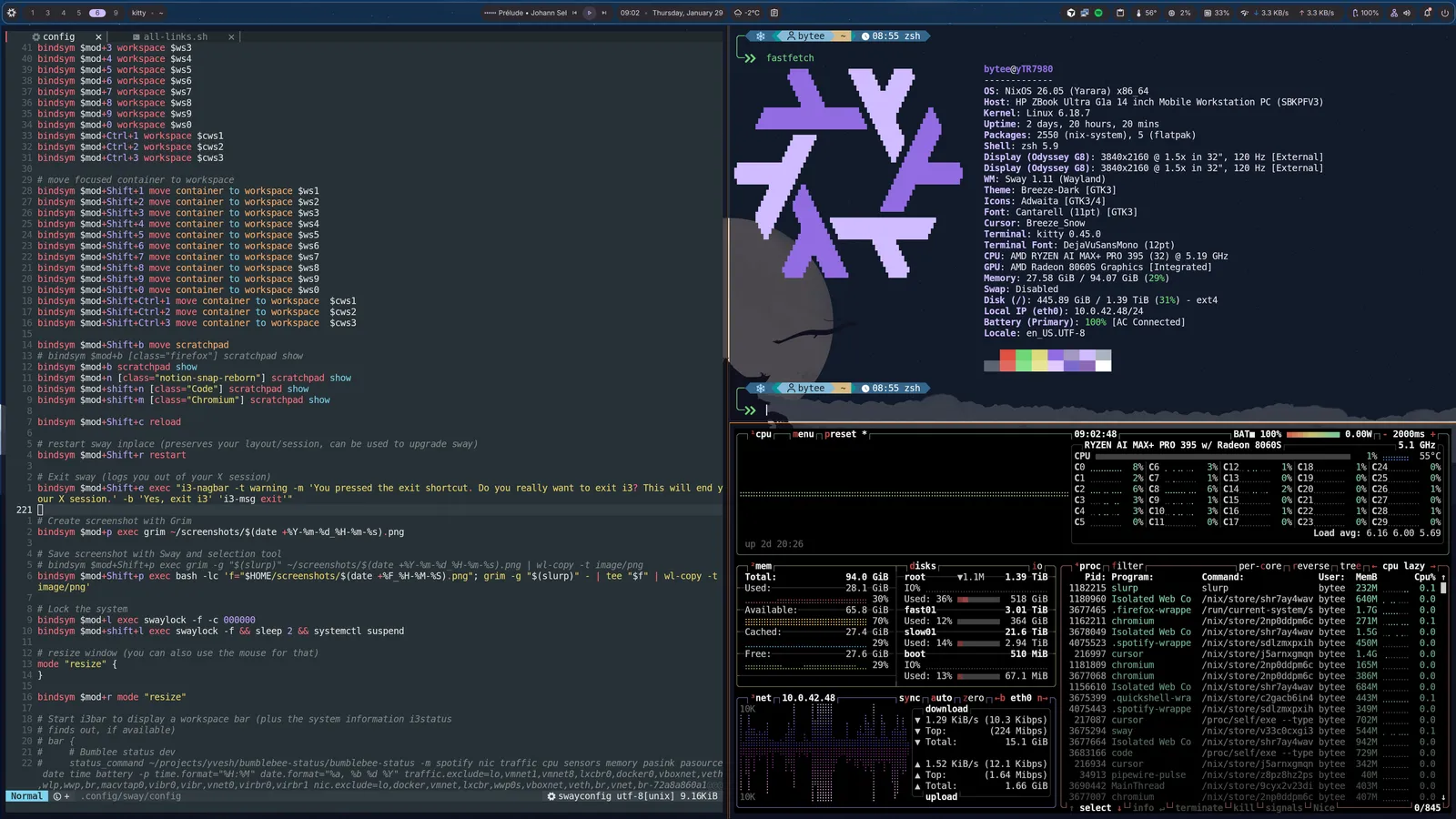 DankMaterialShell und Co - Die Evolution des Linux Desktops