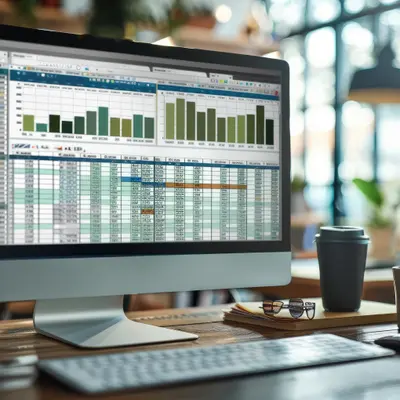 Vorlagen, Designs und Formulare treffen Excel-Daten (Visualisierung 04)