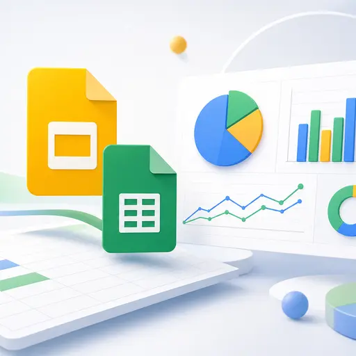 Google Slides: Diagramme im Zusammenspiel mit Google Sheets
